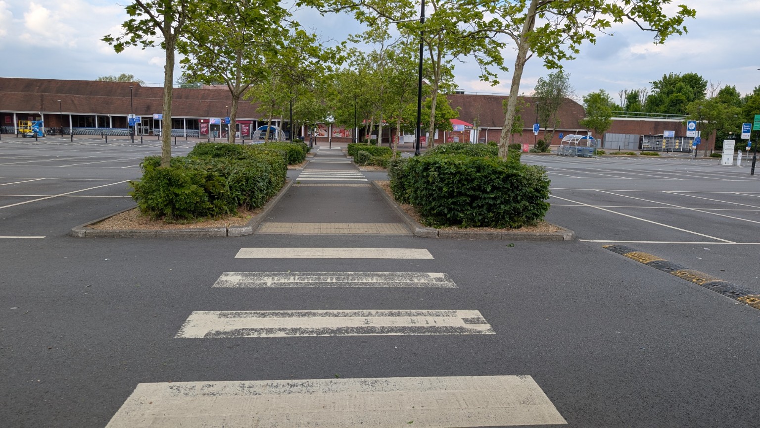 Commercial landscaped grounds
